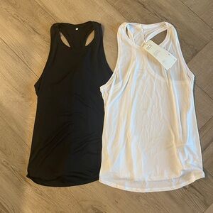 H&M Black and White Tank Tops